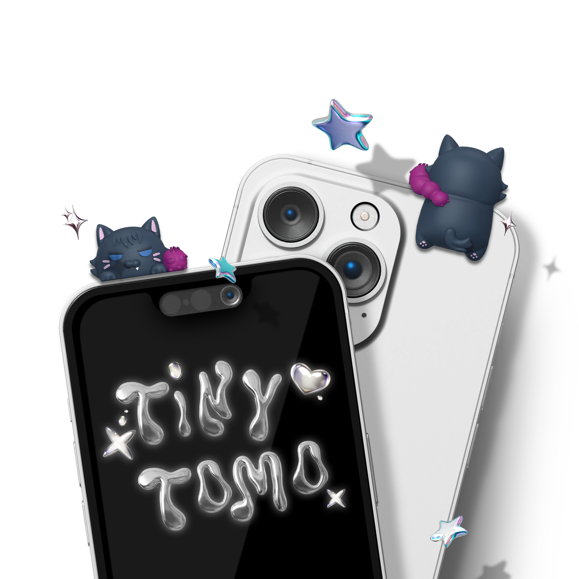 FushiDad-Cat ⭑.ᐟ Booper Tag-Along Charm!