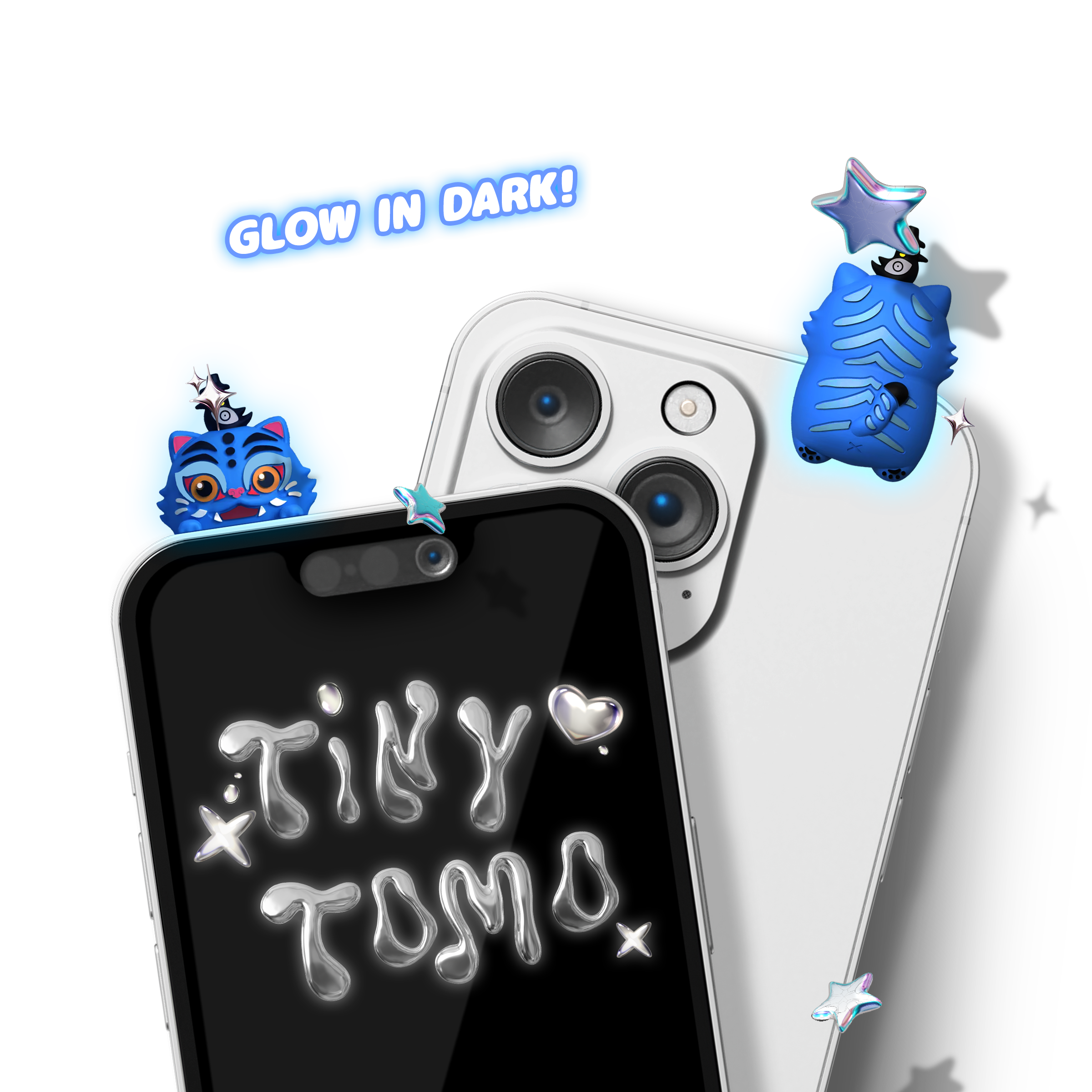 SussyDerp *glow in dark* ⊹₊⟡⋆ 1 pc Booper Tag-Along Charms!