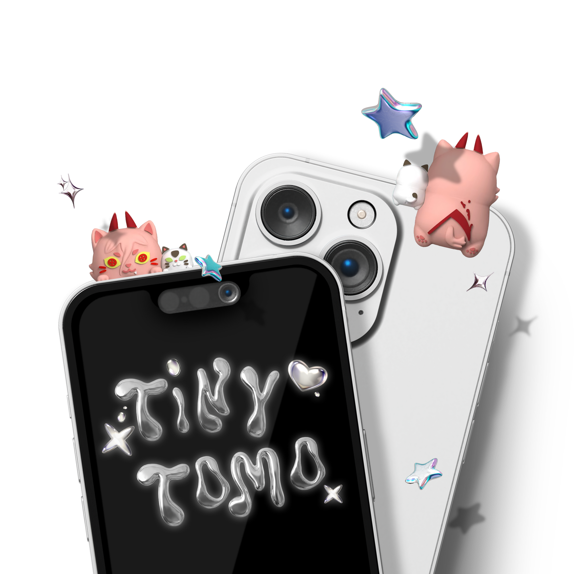 Power Cat ⭑.ᐟ Booper Tag-Along Charm!