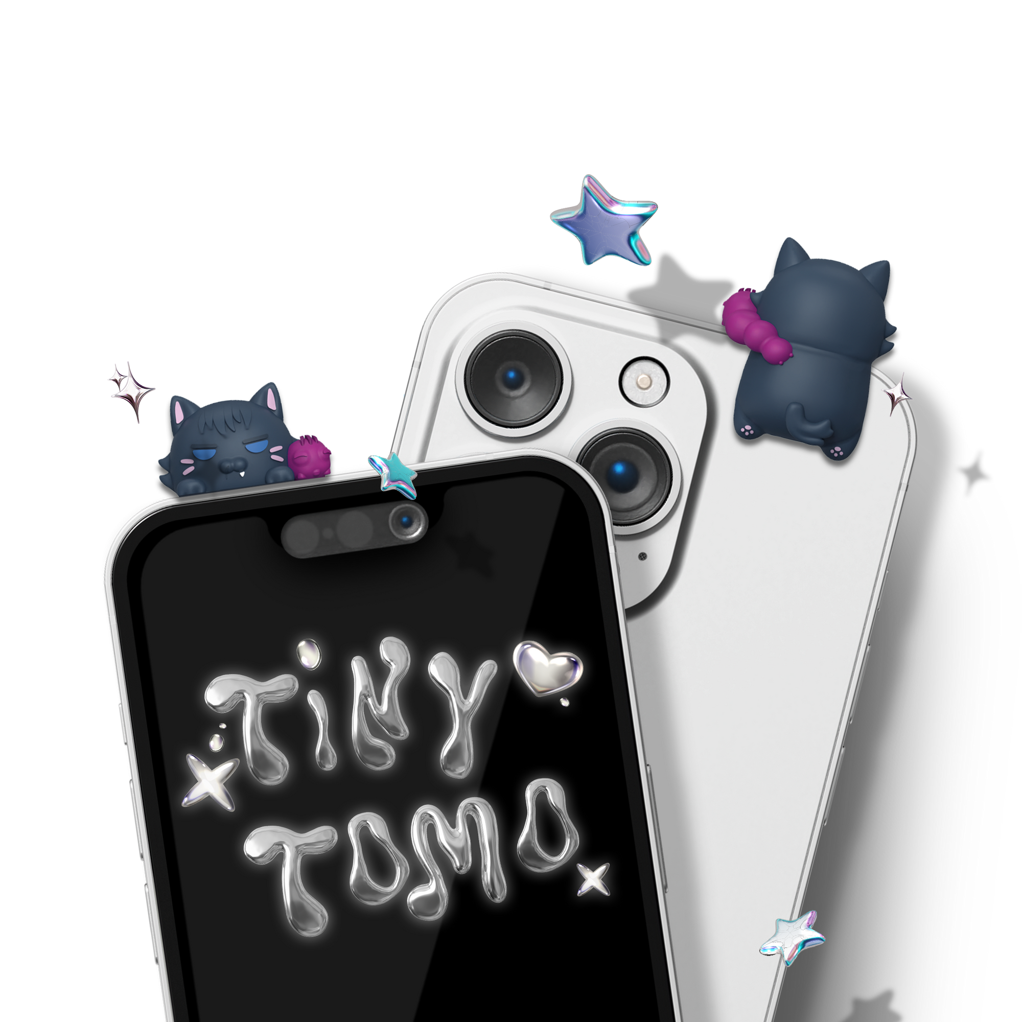 FushiDad-Cat ⭑.ᐟ Booper Tag-Along Charm!
