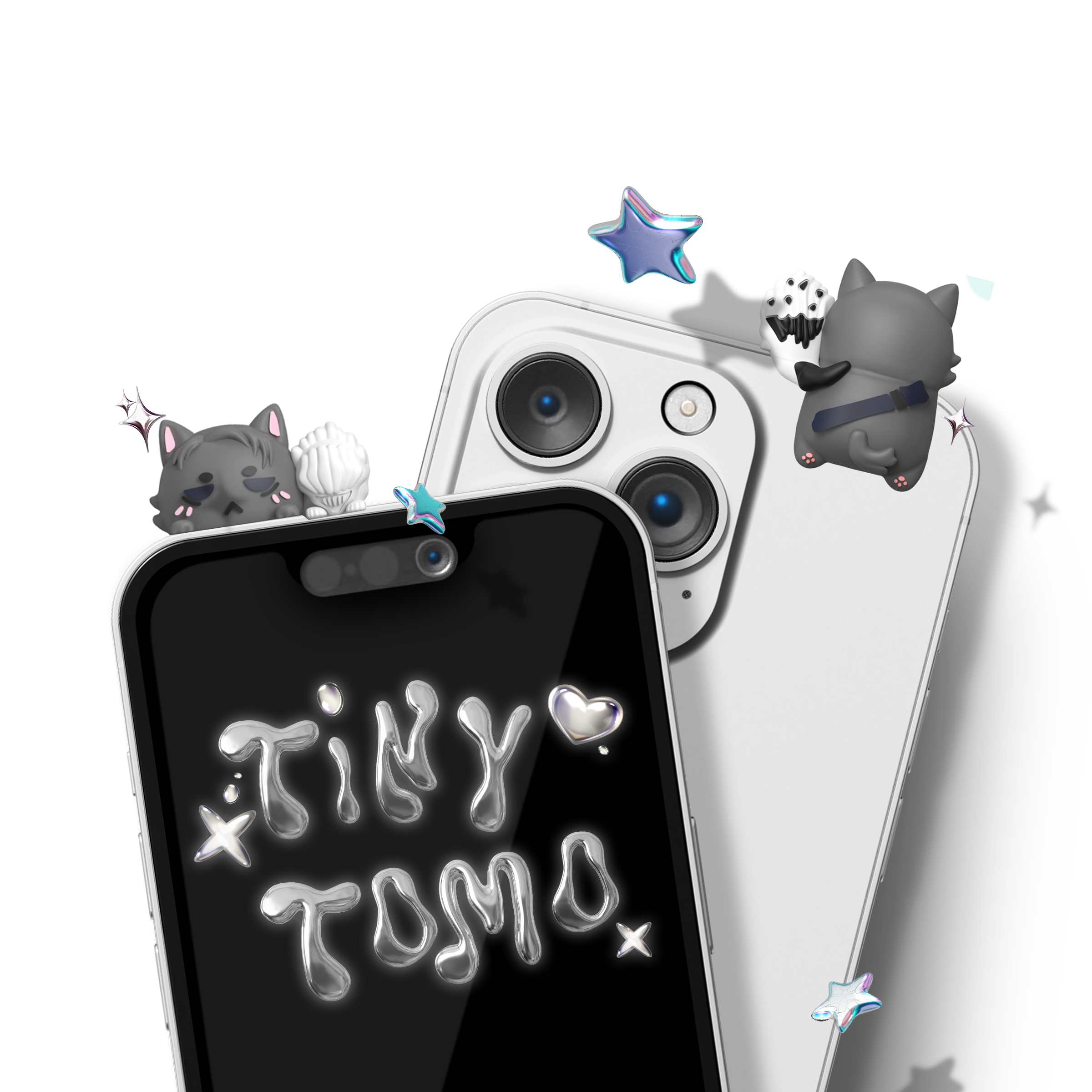 YuCat + CurseQueen ⭑.ᐟ Booper Tag-Along Charm!